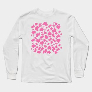 💗 🐄Cute Strawberry Cow print Long Sleeve T-Shirt